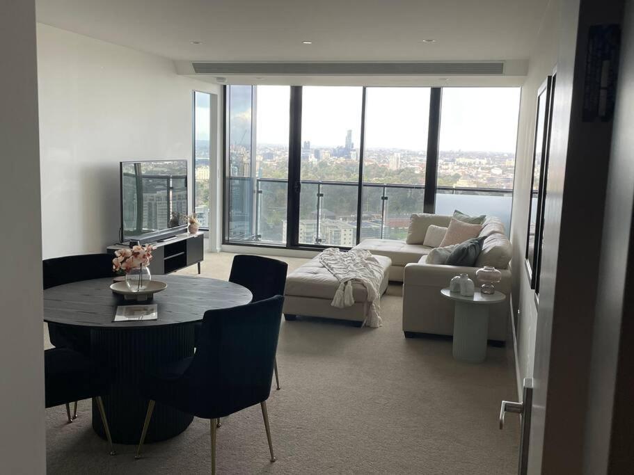 Lux 3 Bedroom Apartment In Southbank 멜번 외부 사진