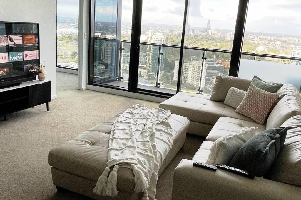Lux 3 Bedroom Apartment In Southbank 멜번 외부 사진